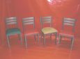 Stühle Stuhl Bistrostuhl Bestuhlung Imbiss Bistro pulverbeschichtet - Ladeneinrichtung